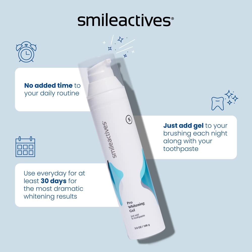 Smileactives toothpaste application scene integrates whitening into daily brushing
