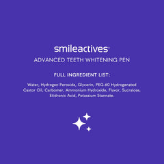 Smileactives two-pack packaging provides value and convenience.