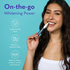 Smileactives vanilla mint flavor adds a refreshing whitening experience.