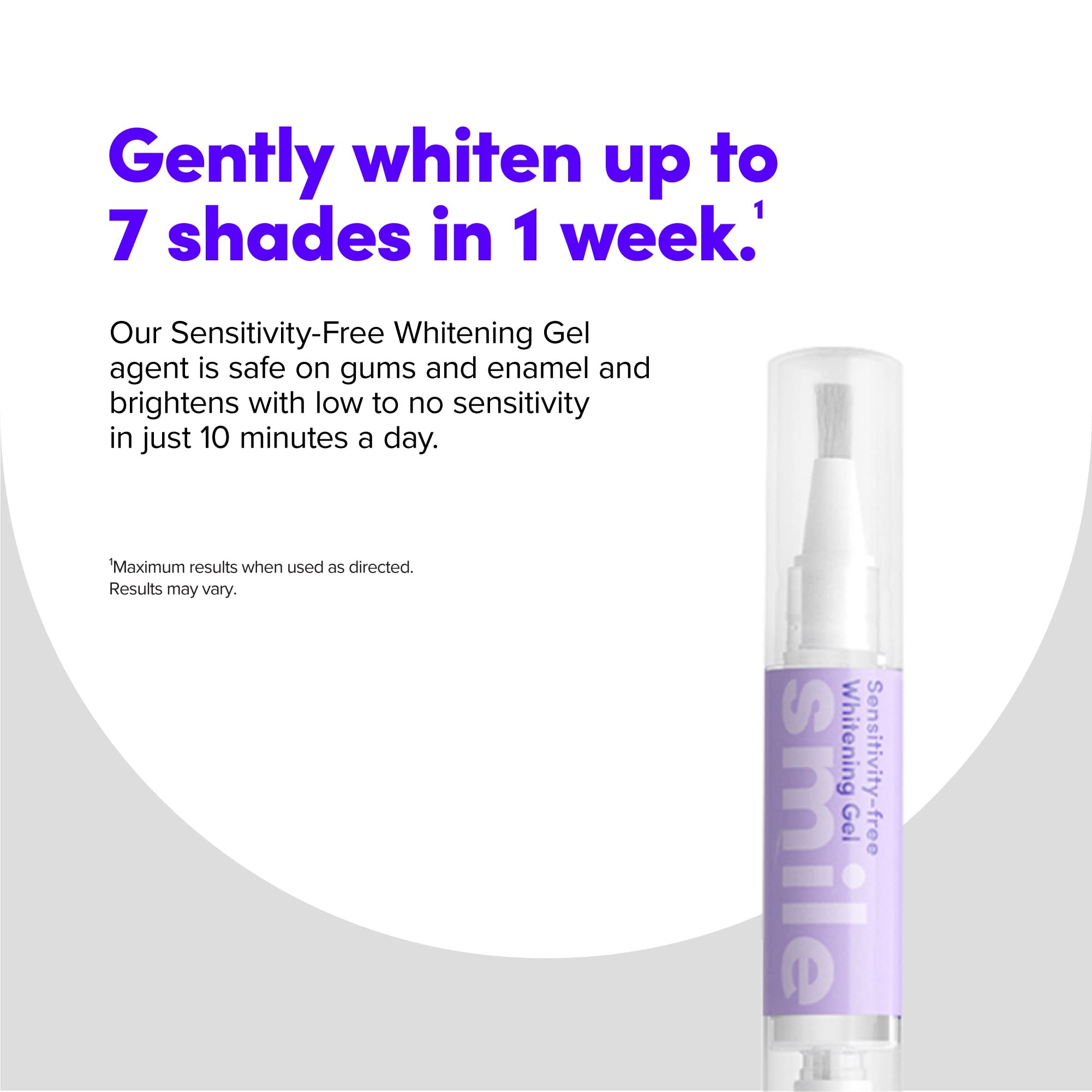 SmileDirectClub enamel care gel pen 4ml supports enamel aftercare.