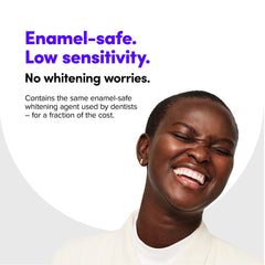 SmileDirectClub enamel-safe whitening gel targets tougher stains with low sensitivity.