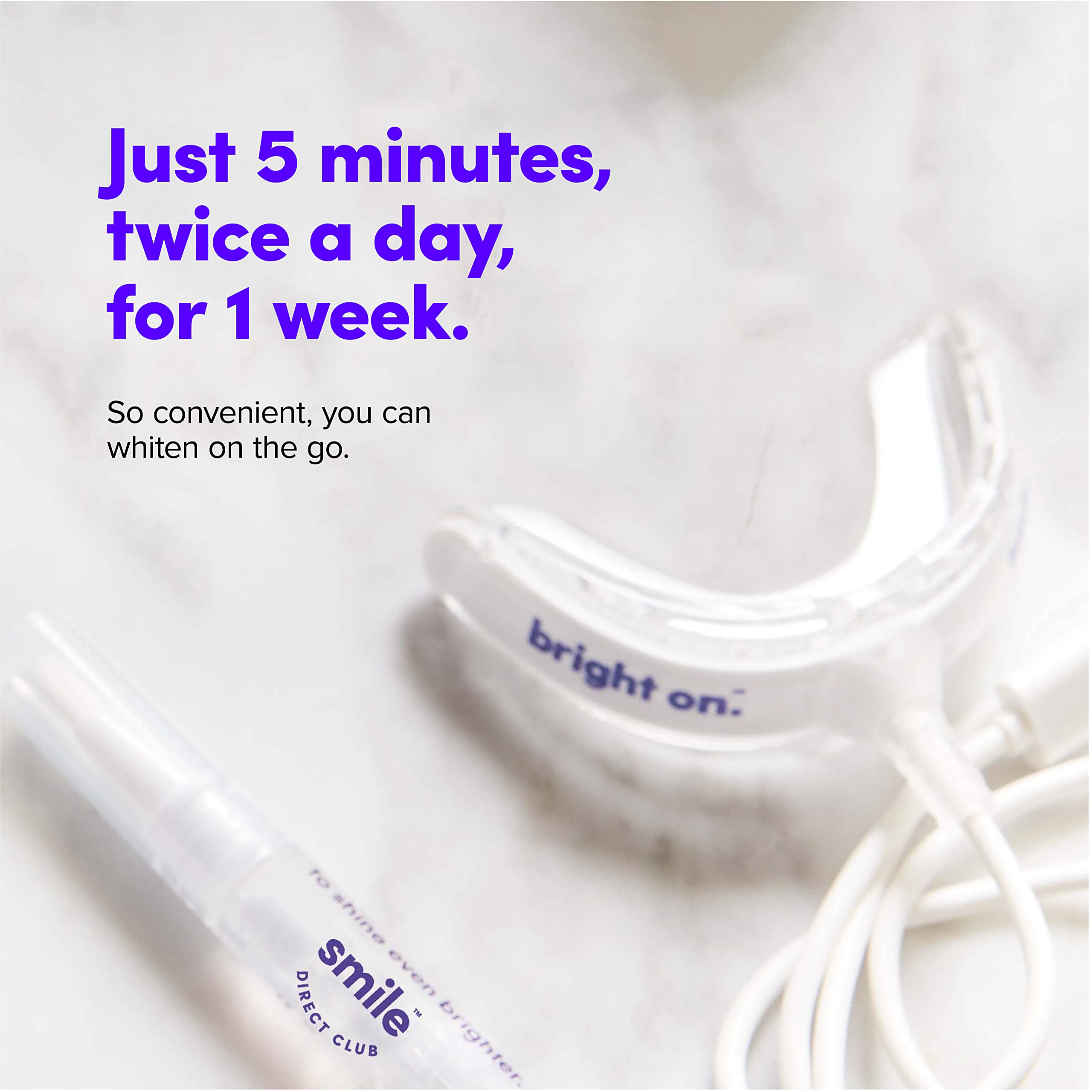 SmileDirectClub gel pen four-pack for convenient at-home whitening sessions.