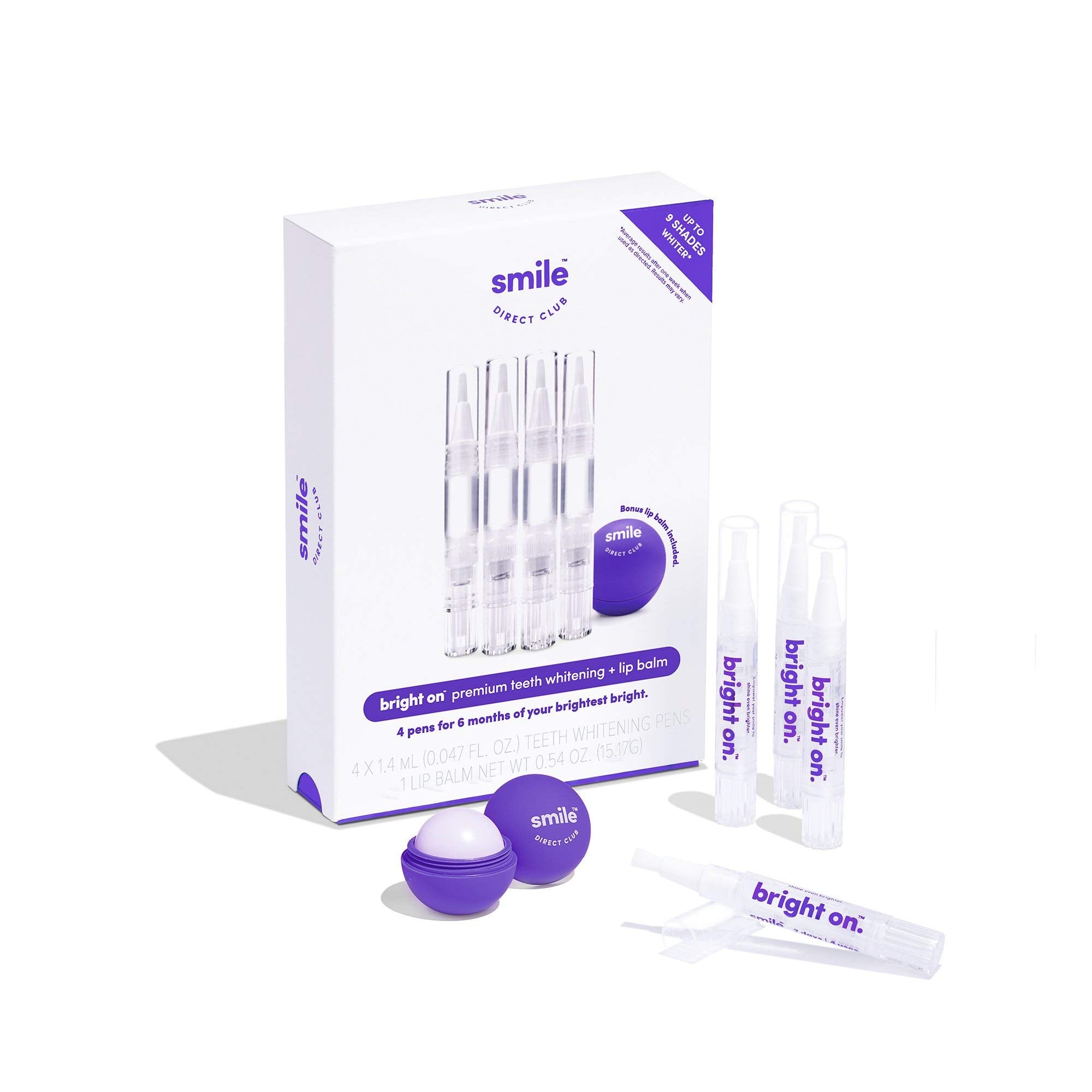 SmileDirectClub vanilla lip balm with shea butter nourishes lips.