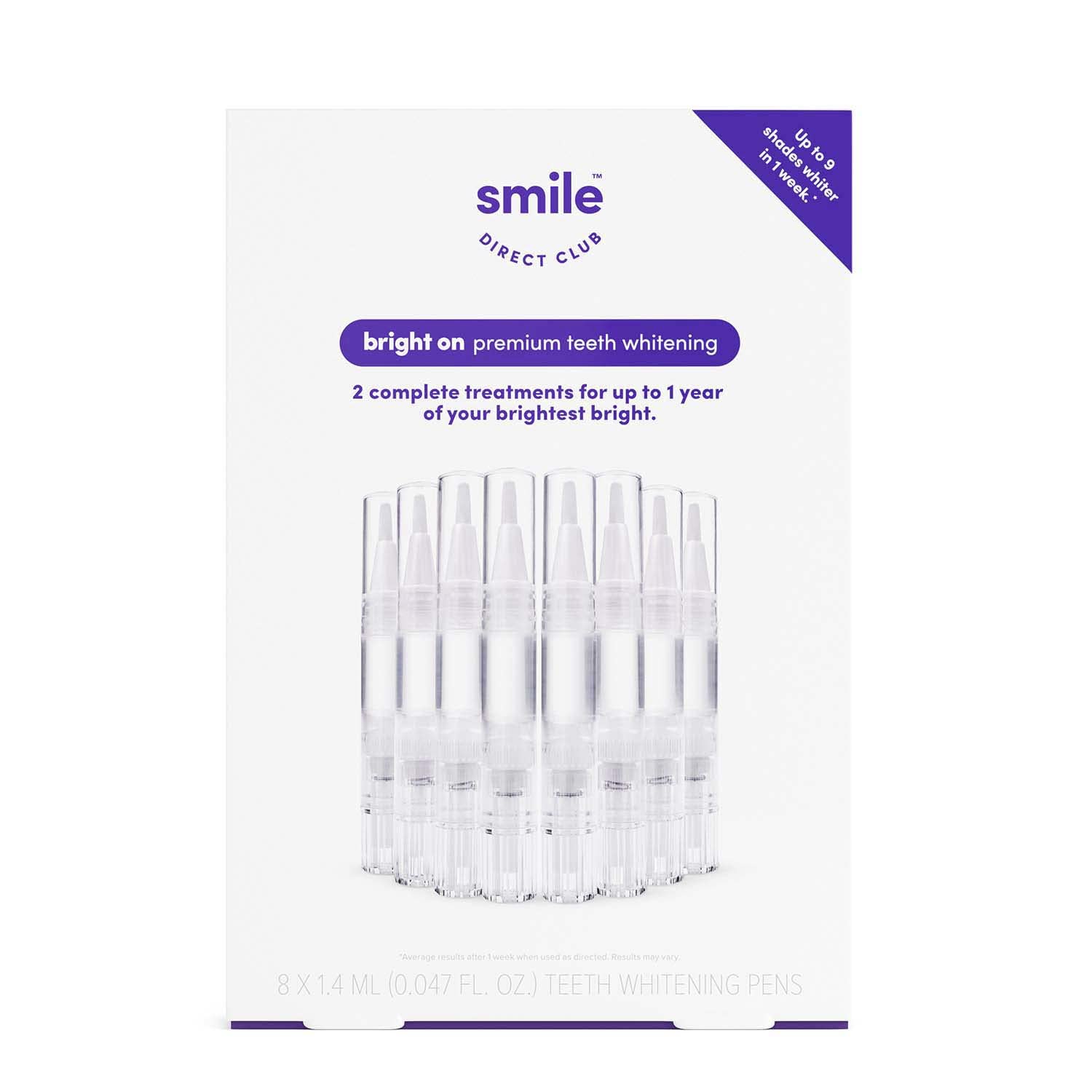 SmileDirectClub teeth whitening kit pen application enables mess-free at-home whitening