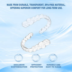 SmileHero BPA-free material close-up emphasizing safe sleep protection.