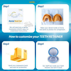 SmileHero upper and lower teeth guard secures both arches