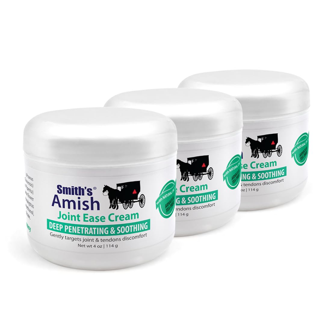 Smith Amish JointEase Cream jar for soothing relief and easy application.