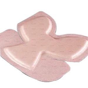 Smith & Nephew Allevyn Border Heel dressing with silicone contact layer and waterproof film visible