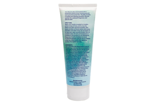 SMJ sport Sore Muscle Jelly applied on the arm delivering cooling comfort mid-activity