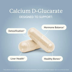 SMNutrition Calcium D-Glucarate label detail emphasizing third-party testing.