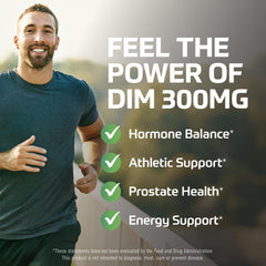 Close-up of SMNutrition DIM capsules highlighting potency and easy daily use