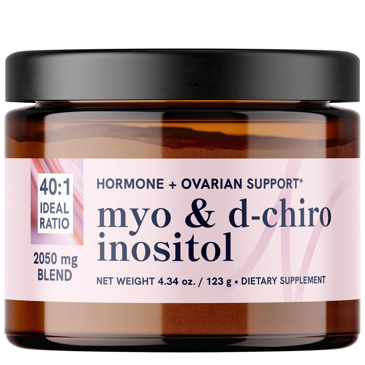 SMNutrition Myo-Inositol & D-Chiro bottle for daily hormone balance support.