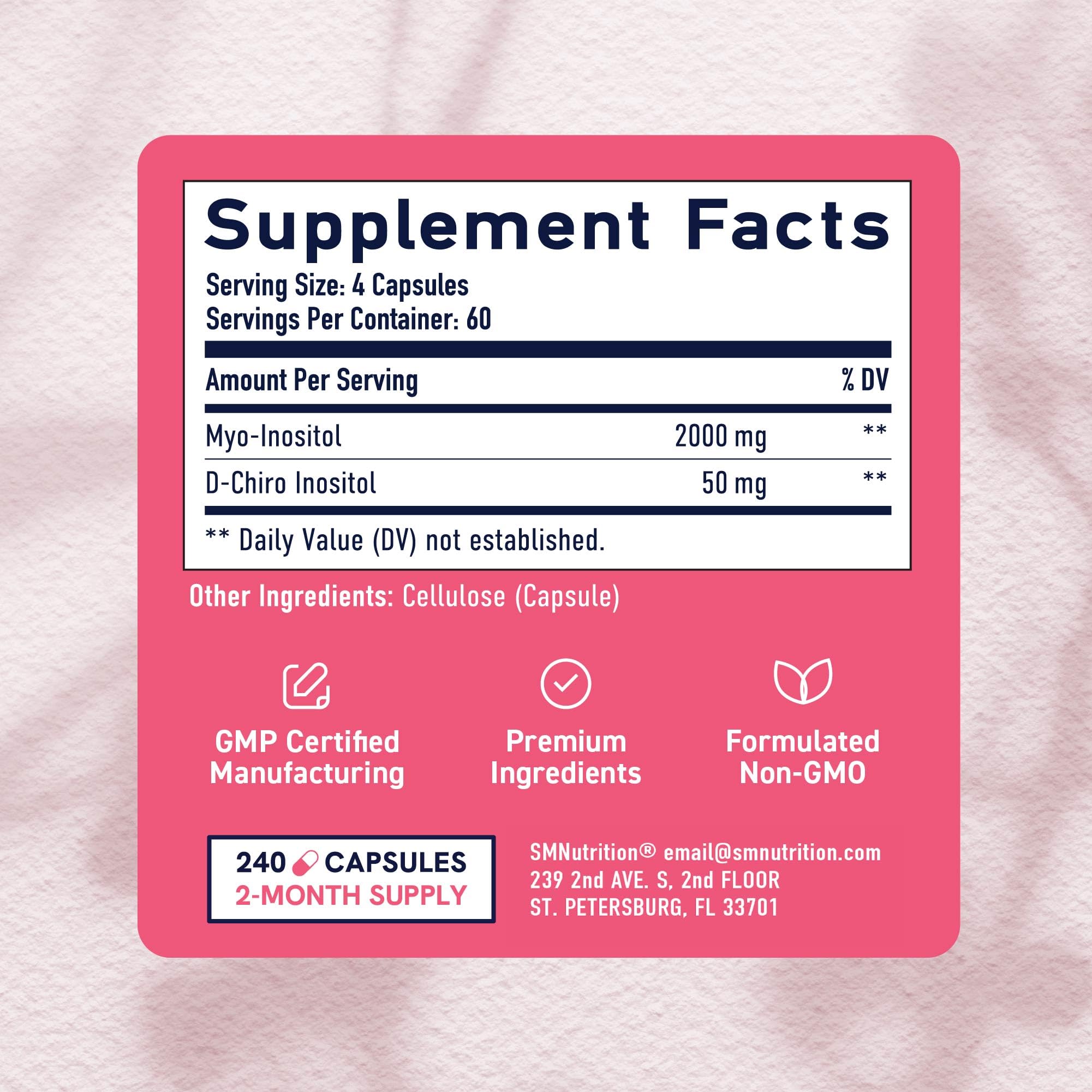 Label highlights vegan and allergen-free formulation from SMNutrition.