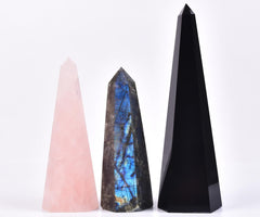 SMOHEAL Labradorite crystal tower packaging-ready for gifting or display