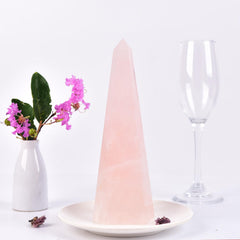 SMOHEAL rose quartz crystal grids for meditation and harmony in spaces