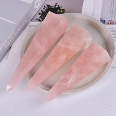 SMOHEAL Rose Quartz obelisk decor for stylish space and gentle energy.