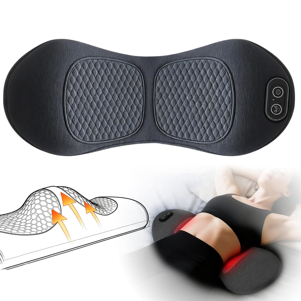Smooth Triple Fusion Back Massager with Heat front view for daily home relief
