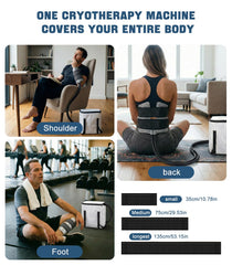 Smusrks ice machine collapsible design enables portable recovery anywhere.