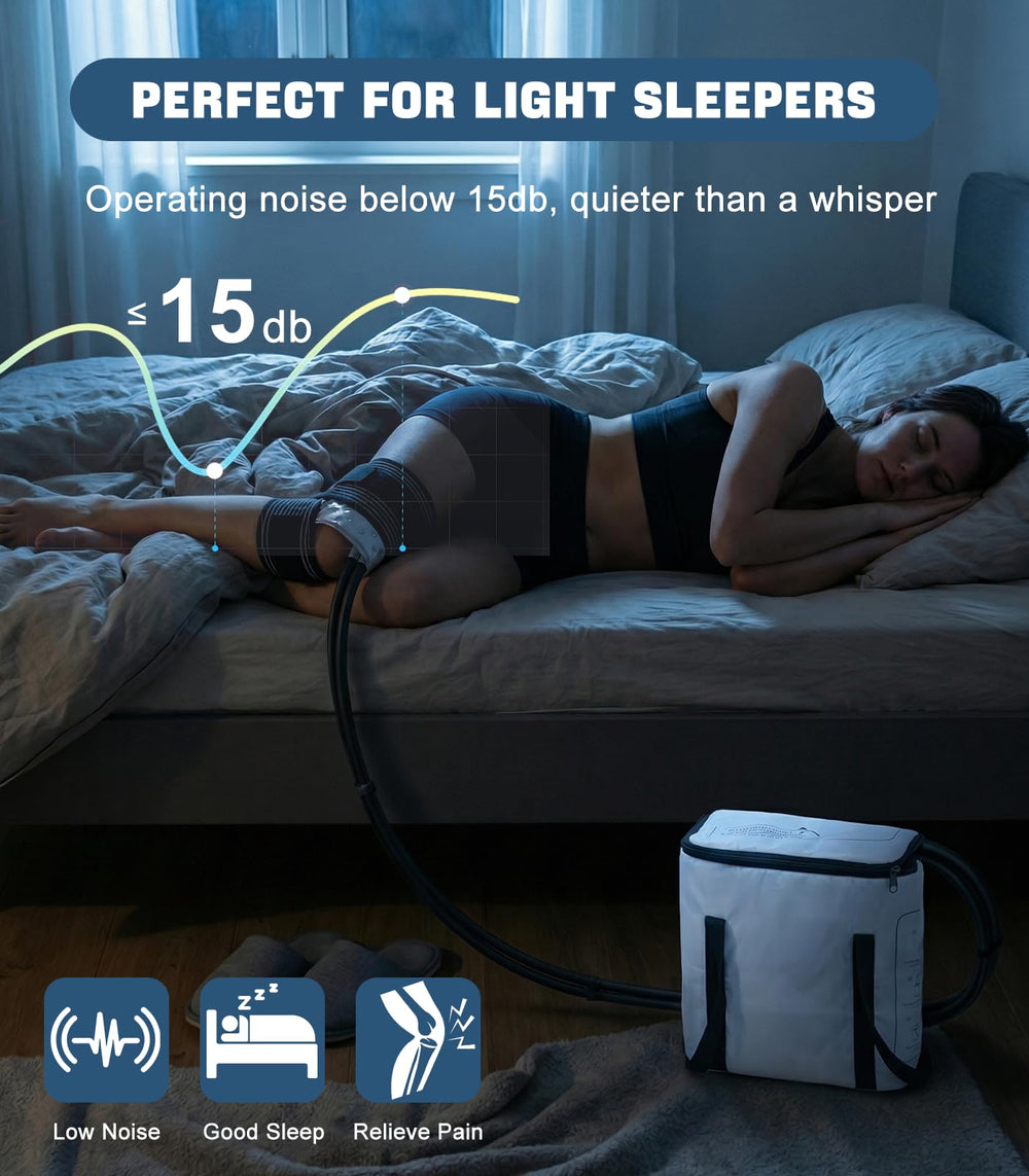 Smusrks ice machine quiet-pump emphasizes near-silent operation during night use.