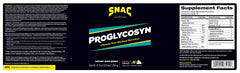SNAC Proglycosyn Vanilla Cream scoop beside the tub for easy post-workout mixing.
