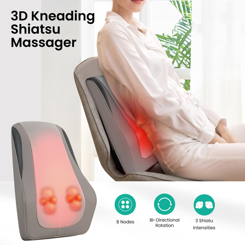 Snailax back massager remote controller for easy adjustments