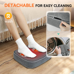 Snailax Compact massager shown alongside laptop for home use.