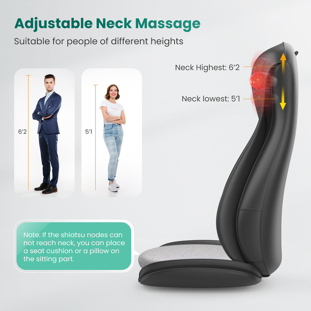 Ergonomic S-shaped design hugs your back for comfort