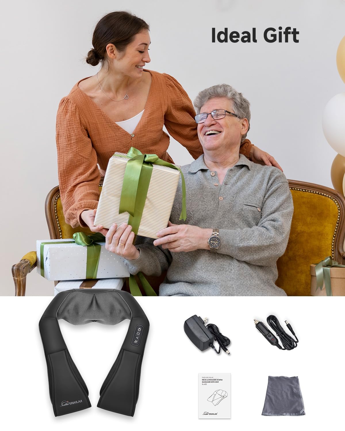 Snailax gift-ready packaging ideal for wellness-focused gifts.