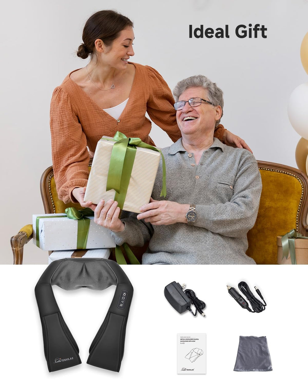 Snailax gift-ready packaging ideal for wellness-focused gifts.