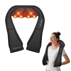 Snailax neck massager with heat providing soothing neck relief at home