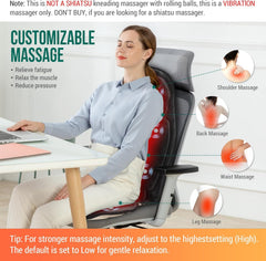 Snailax massage pad straps ensure secure placement on seats