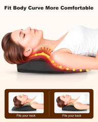 Snailax Shiatsu back massager upside-down position for neck and shoulders