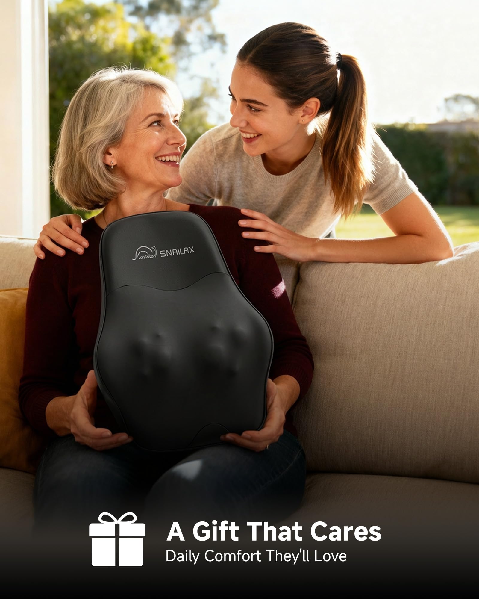 Snailax controller and controls enable easy massage customization.