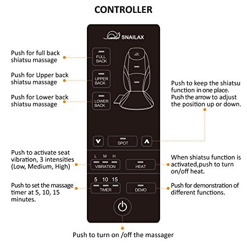 Snailax vibration seat massage targeting hips and thighs on chair