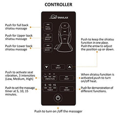 Snailax vibration seat massage targeting hips and thighs on chair