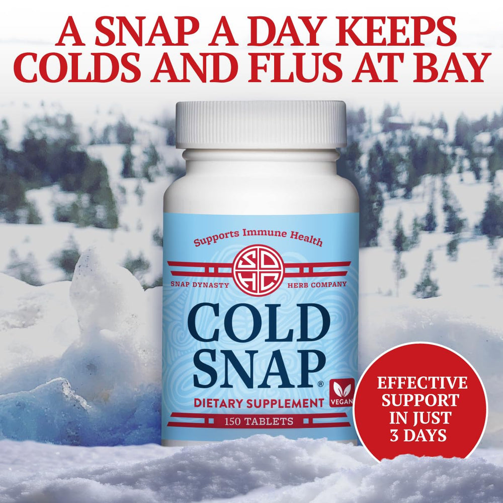 Cold Snap bottle on kitchen counter ready for daily use