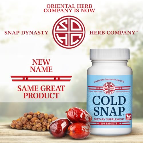 Snap Dynasty Cold Snap bottle placed with calendar for routine intake