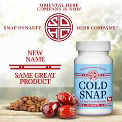Shelf shot with Cold Snap implies year-round support for busy lifestyles