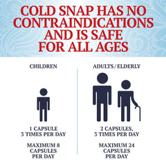 GMP certified facility seal on Cold Snap packaging