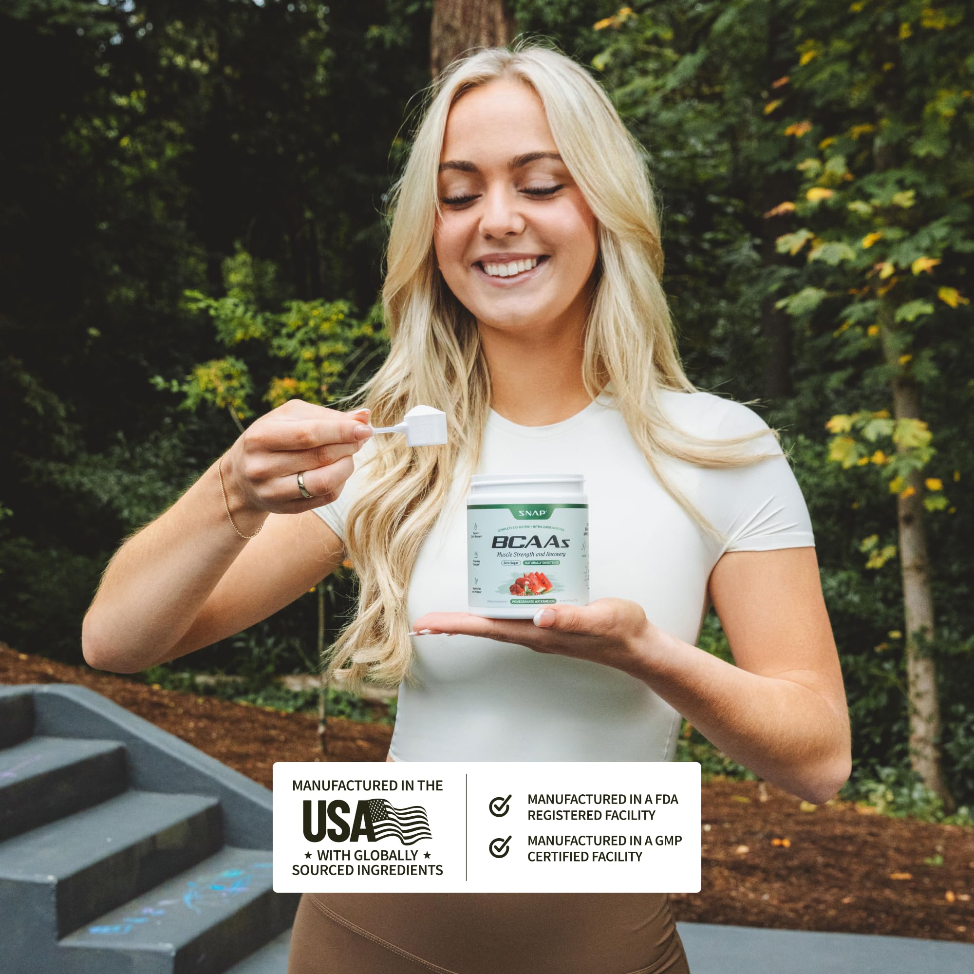 Intra-workout hydration with Snap Supplements BCAA powder in water