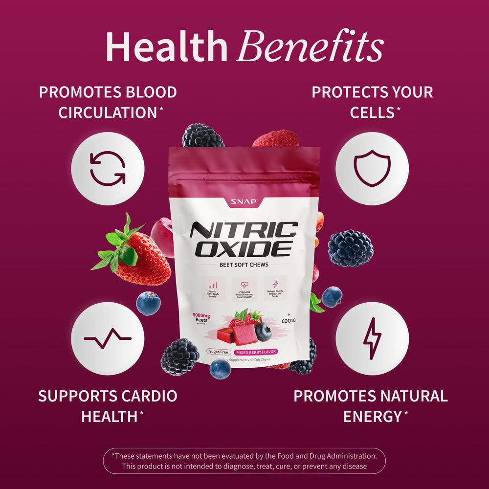 Beet root chews on the go for busy lifestyles
