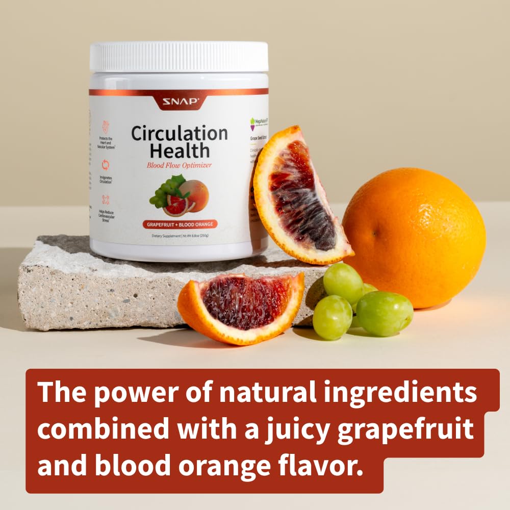 Snap Supplements Circulation Health shaker—mixing powder for everyday vitality