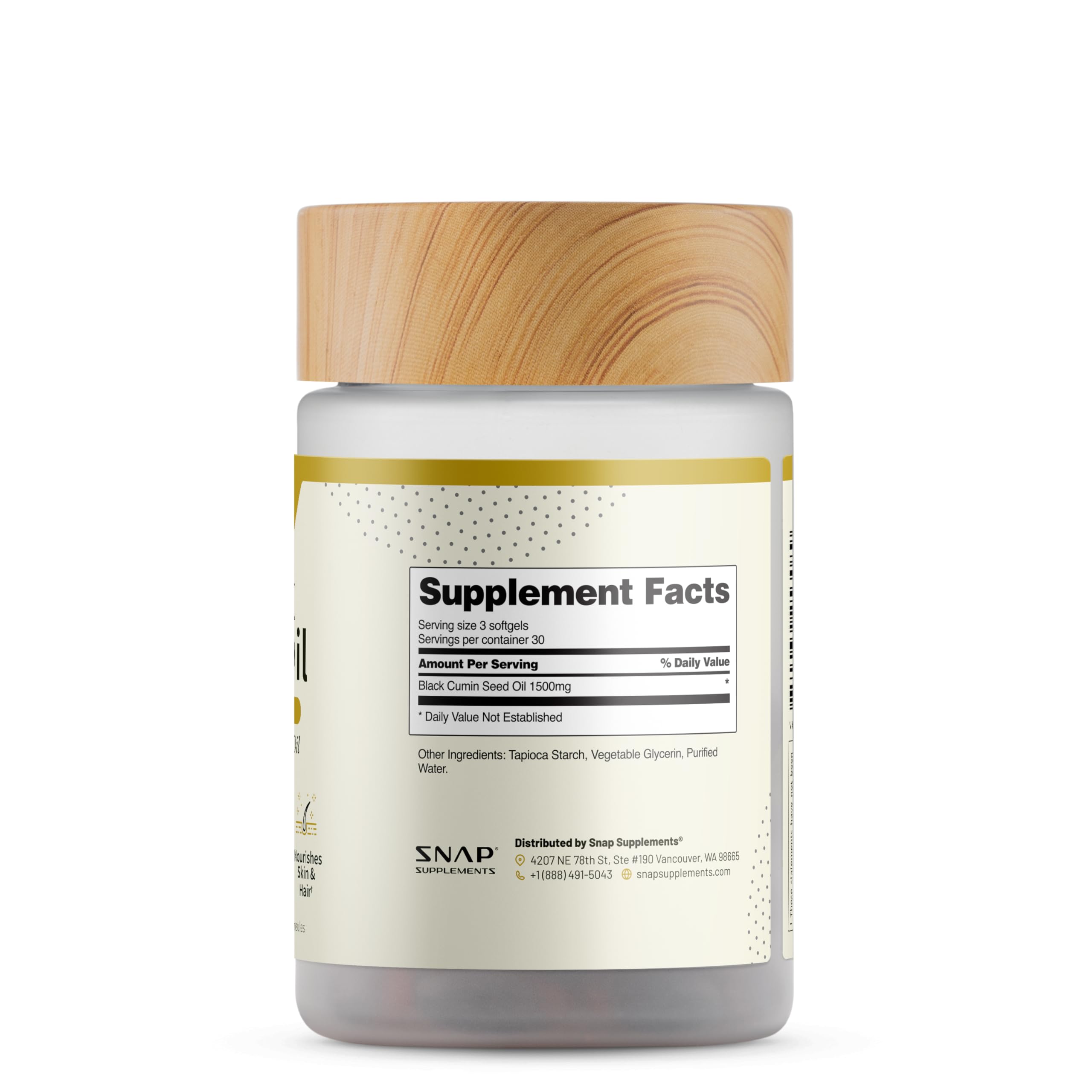 Snap Supplements bottle and capsules together for a versatile daily routine