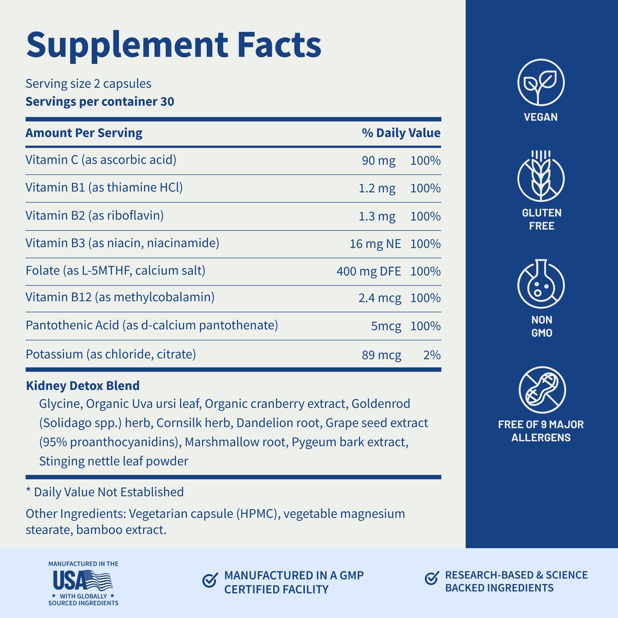 Snap Supplements gluten-free label reassures dietary needs