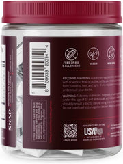 CoQ10 and Acai ingredients pictured with energy aura