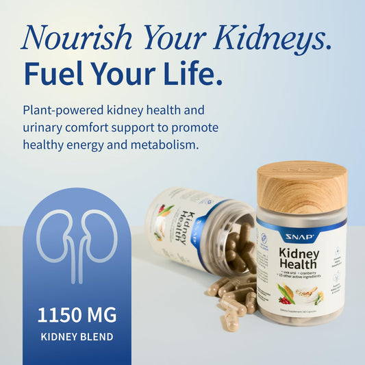 Snap Supplements Kidney Health capsules ready for everyday use and routine wellness