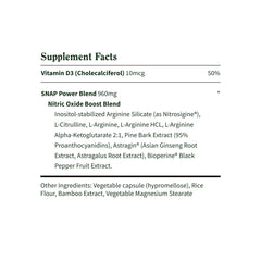 Snap Supplements L Arginine capsules in use during a workout.
