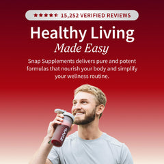 Snap Supplements Organic Beet Root Powder packaging on kitchen counter.