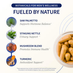 Snap Supplements Prostate Health capsules arranged for easy daily use.
