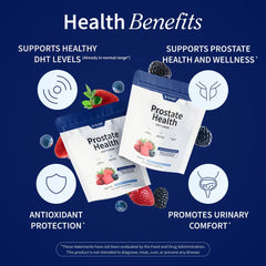 Snap Supplements Prostate Health label close-up signaling vegan and allergen-free formula